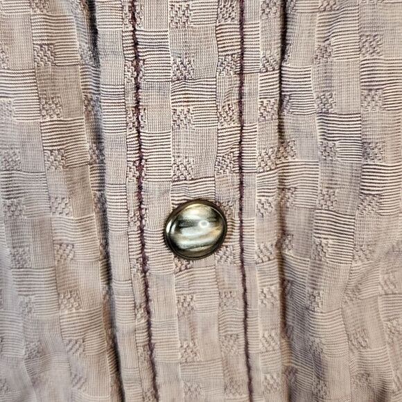 Men's Moon Shine longsleeve pearl snapped button-down shirt, size XL - Picture 2 of 5
